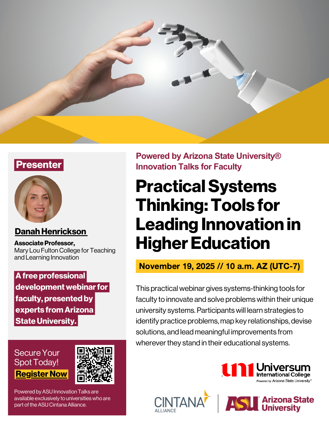Poster i Innovation Talks per Practical Systems Thinking me 19 nentor 2025