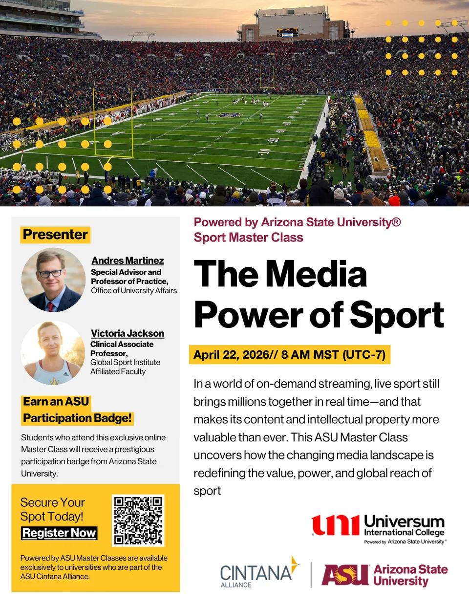 Posteri i 2026 per The Media Power of Sport