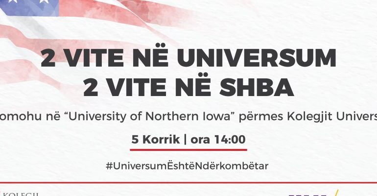 Kolegji Universum nënshkruan marrëveshje me University of Northern Iowa për studime të dyfishta “Fillo studimet në Universum, përfundoj në SHBA”