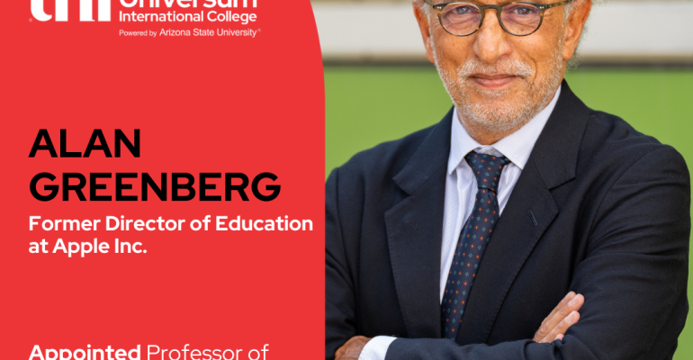 Alan Greenberg, Former Apple Education executive and evangelist appointed Professor of Practice at UNI