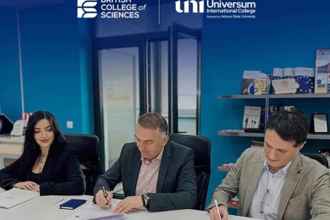 UNI - Universum International College nënshkruan marrëveshje bashkëpunimi me BCS Academy për transferimin e studentave